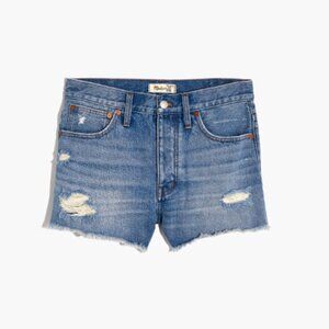 100% Cotton Madewell Relaxed Denim Shorts Size 24